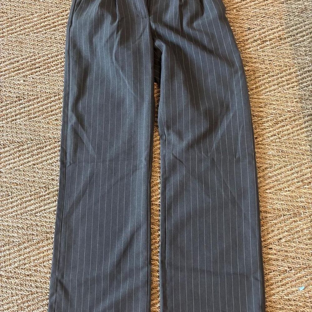 Abercrombie-fitch Women's Grey and Black Trousers